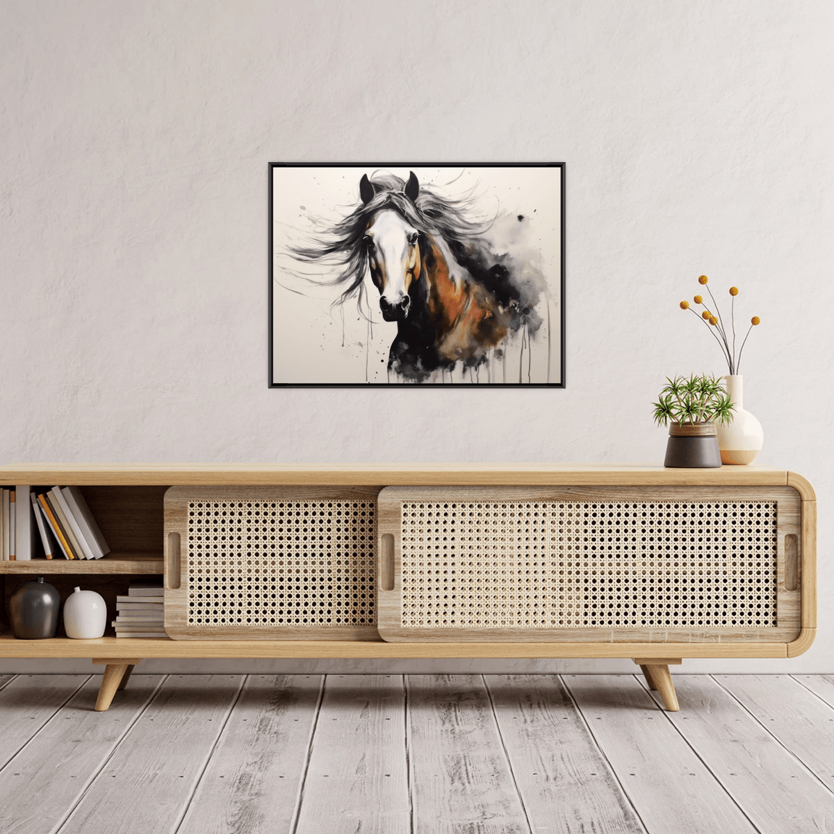 Beautiful horse - ArtDeco Canvas