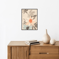 Beige flower - ArtDeco Canvas