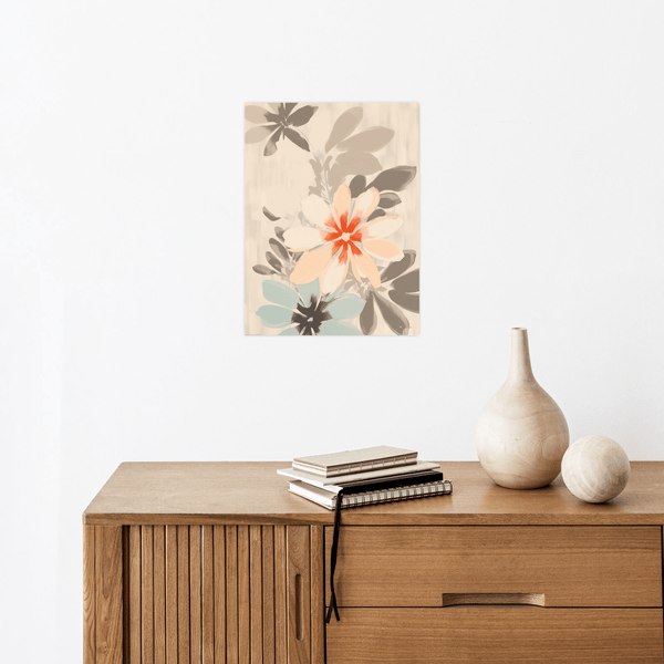 Beige flower - ArtDeco Canvas