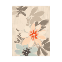 Beige flower - ArtDeco Canvas