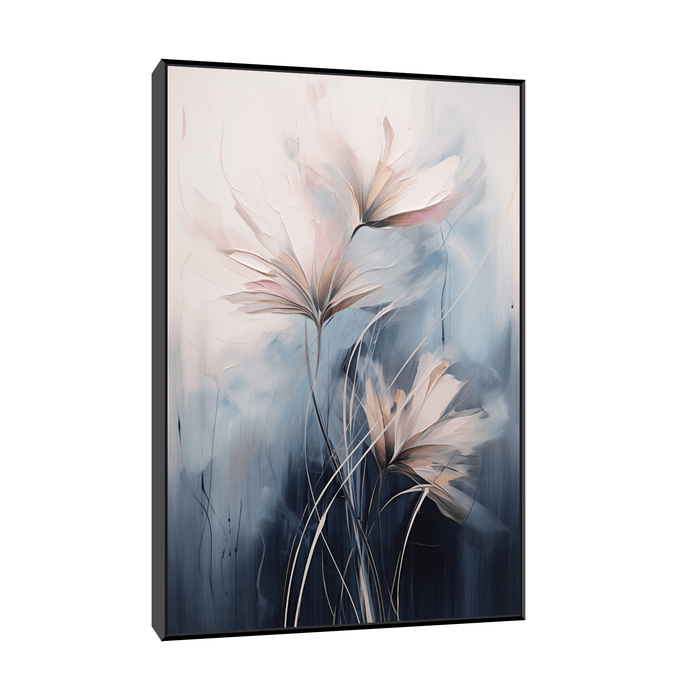 Beige flowers - ArtDeco Canvas