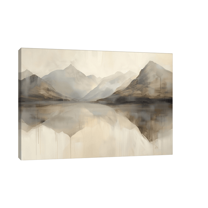 Beige landscape - ArtDeco Canvas