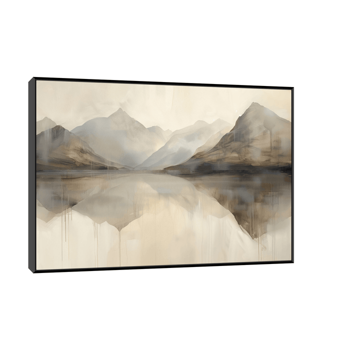 Beige landscape - ArtDeco Canvas