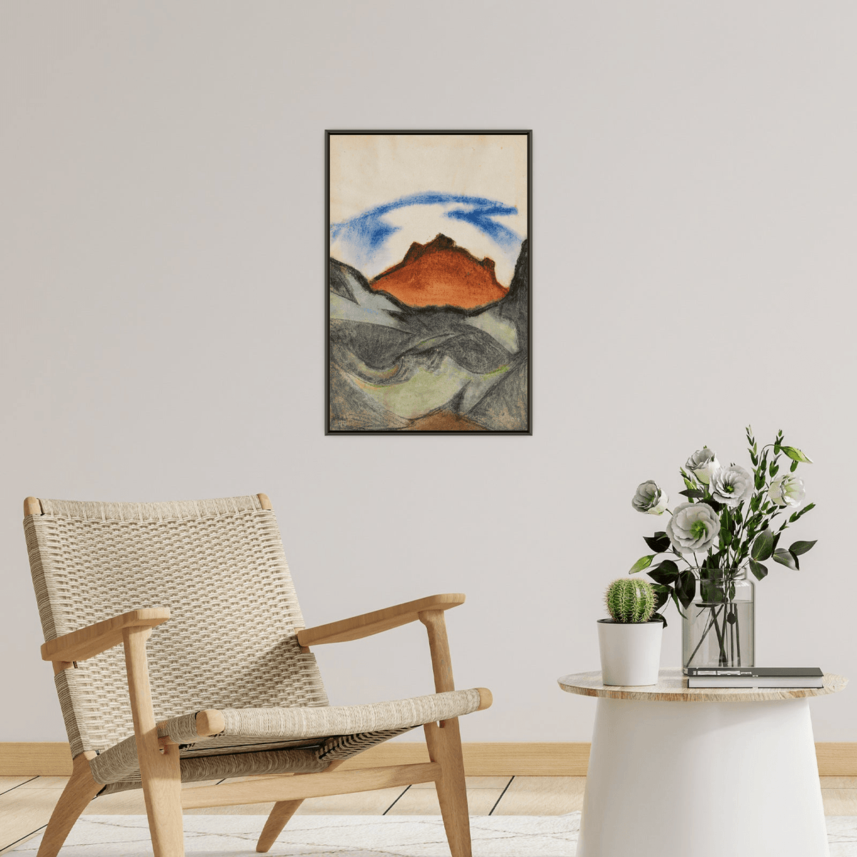 Berglandschaft, Fritz Stuckenberg - ArtDeco Canvas