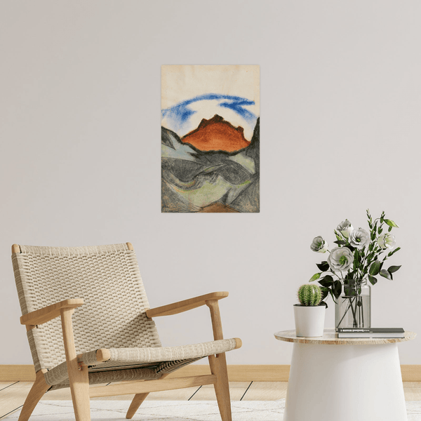 Berglandschaft, Fritz Stuckenberg - ArtDeco Canvas