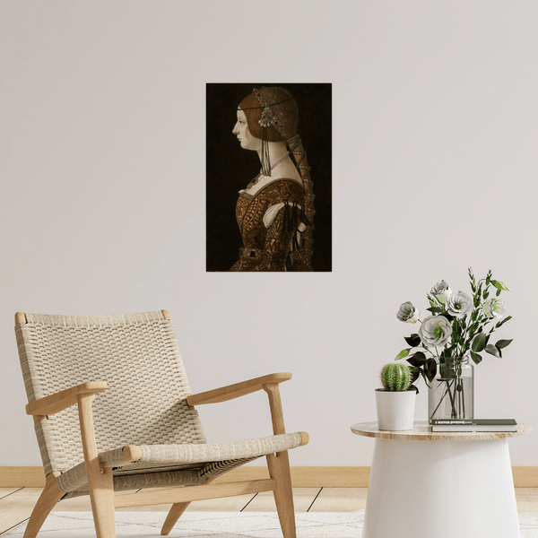 Bianca Maria Sforza, Ambrogio de Predis - ArtDeco Canvas