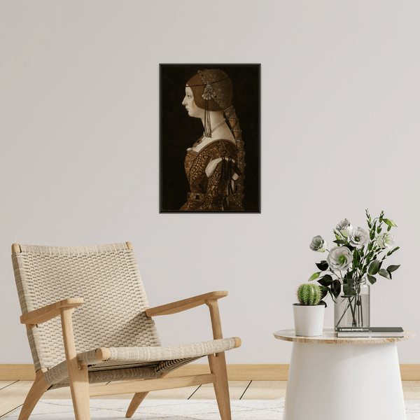 Bianca Maria Sforza, Ambrogio de Predis - ArtDeco Canvas