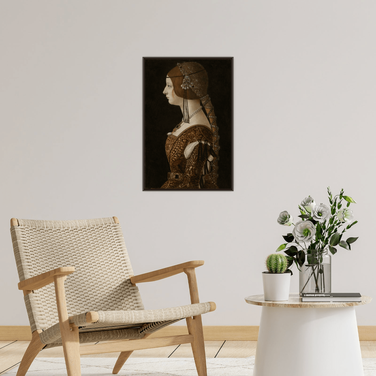 Bianca Maria Sforza, Ambrogio de Predis - ArtDeco Canvas