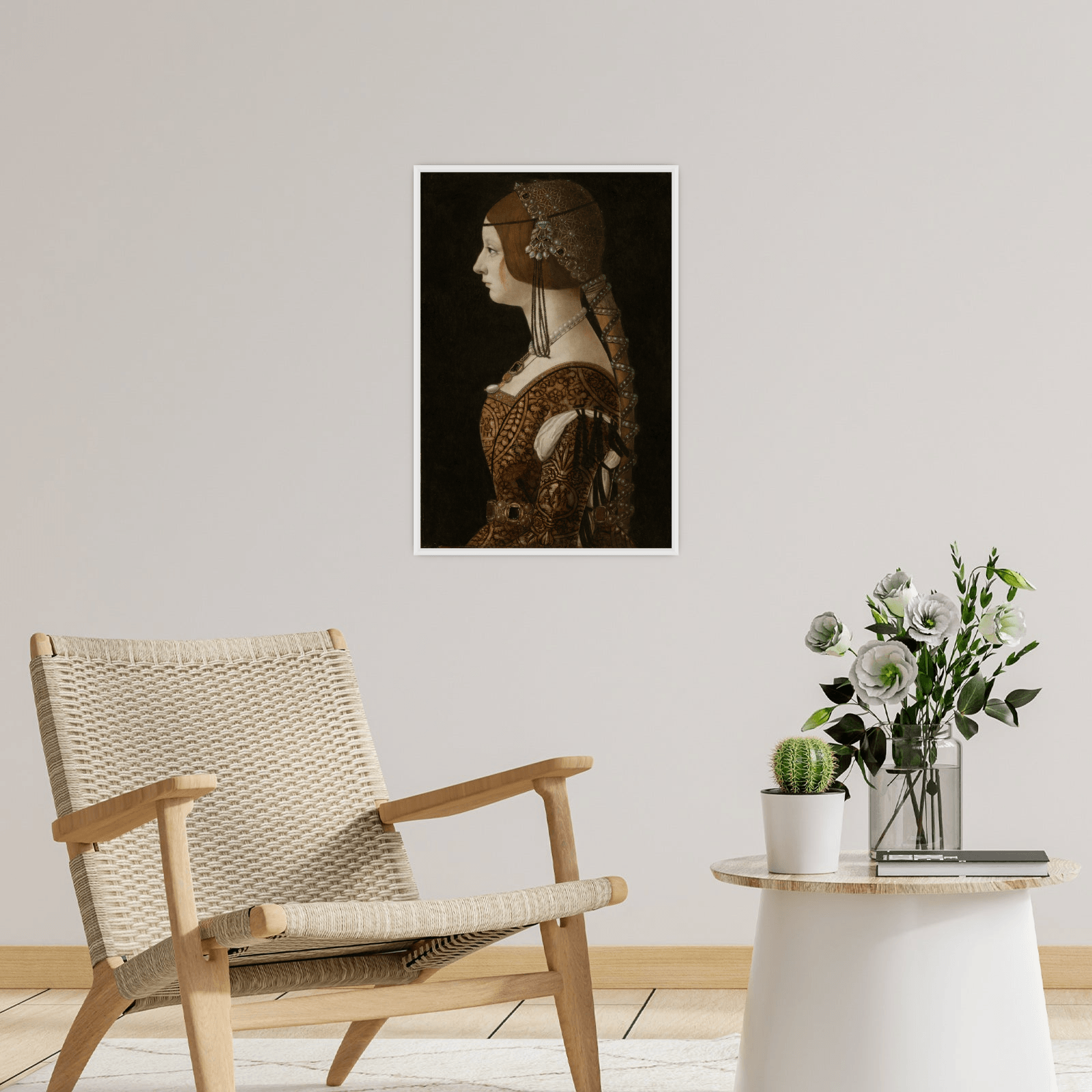 Bianca Maria Sforza, Ambrogio de Predis - ArtDeco Canvas