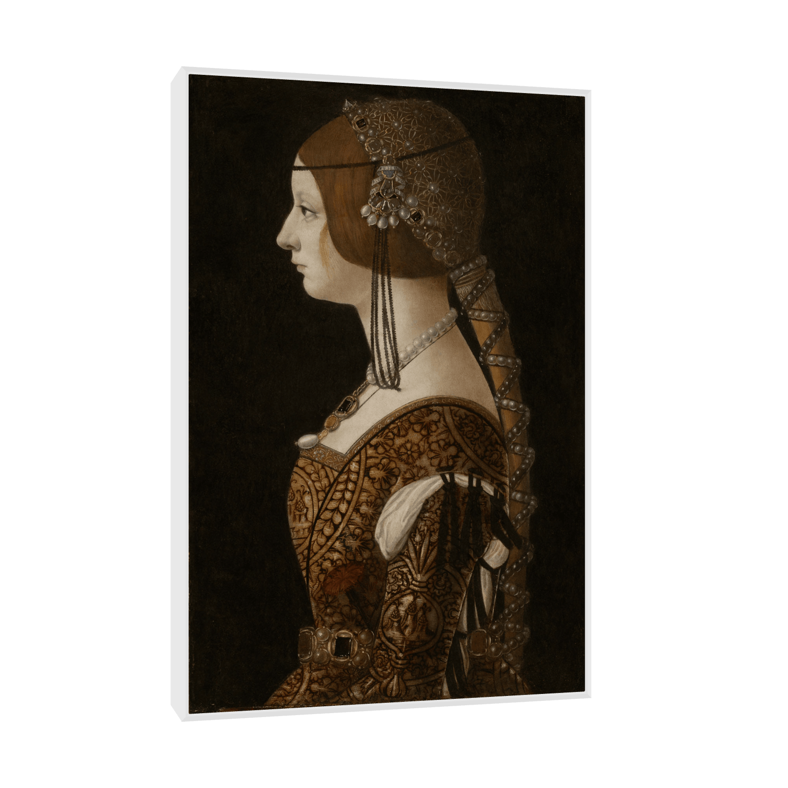Bianca Maria Sforza, Ambrogio de Predis - ArtDeco Canvas