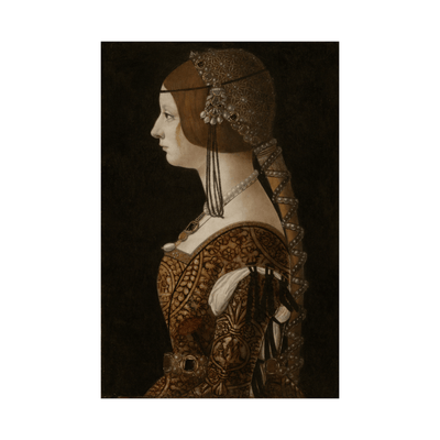 Bianca Maria Sforza, Ambrogio de Predis - ArtDeco Canvas