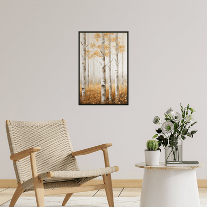 Birch forest in the autumn - ArtDeco Canvas