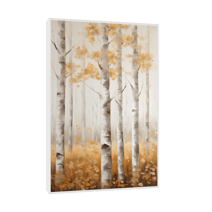 Birch forest in the autumn - ArtDeco Canvas