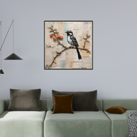 Bird and the truth untold - ArtDeco Canvas