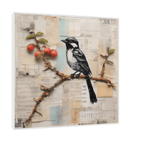 Bird and the truth untold - ArtDeco Canvas