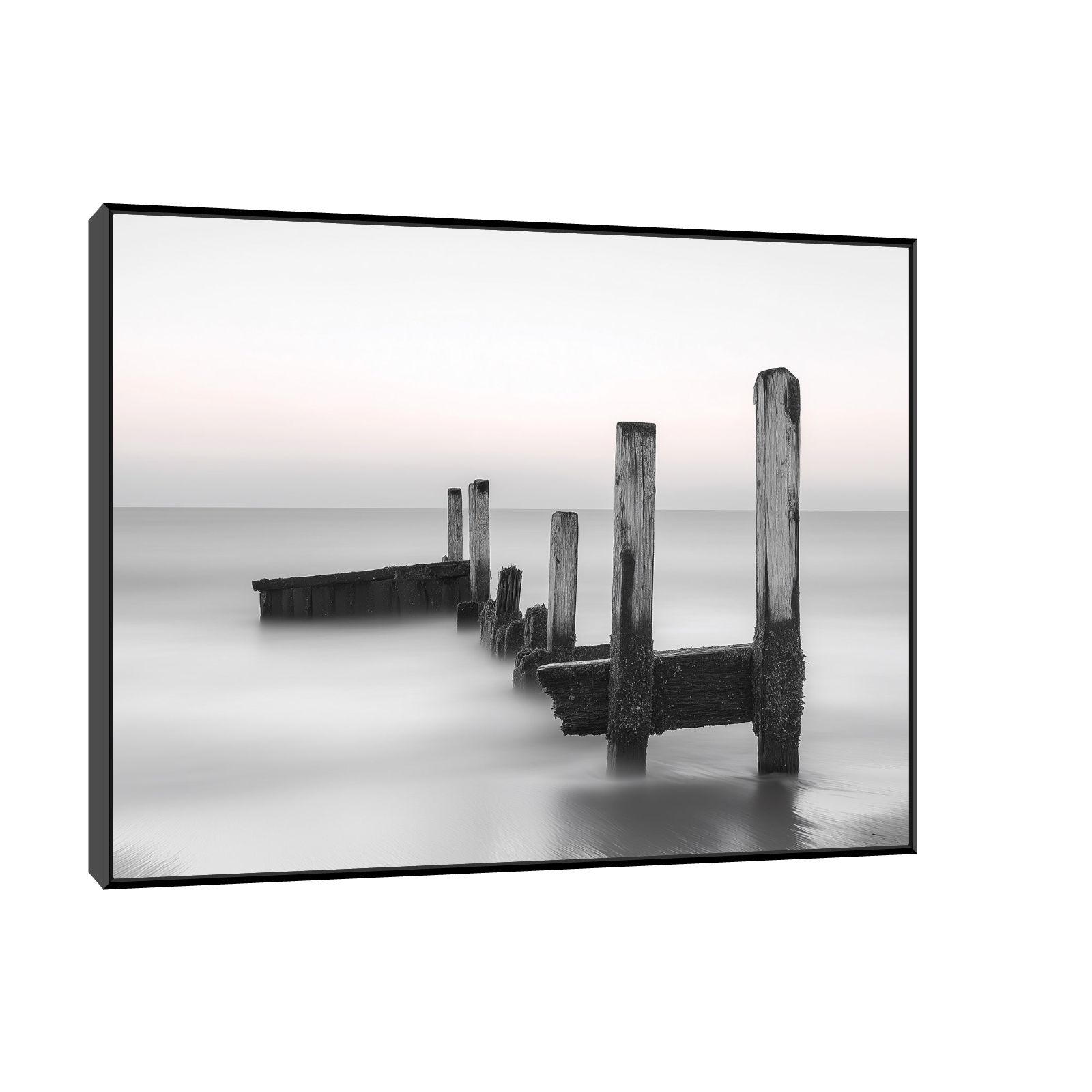 Black and White Coastal Minimalism