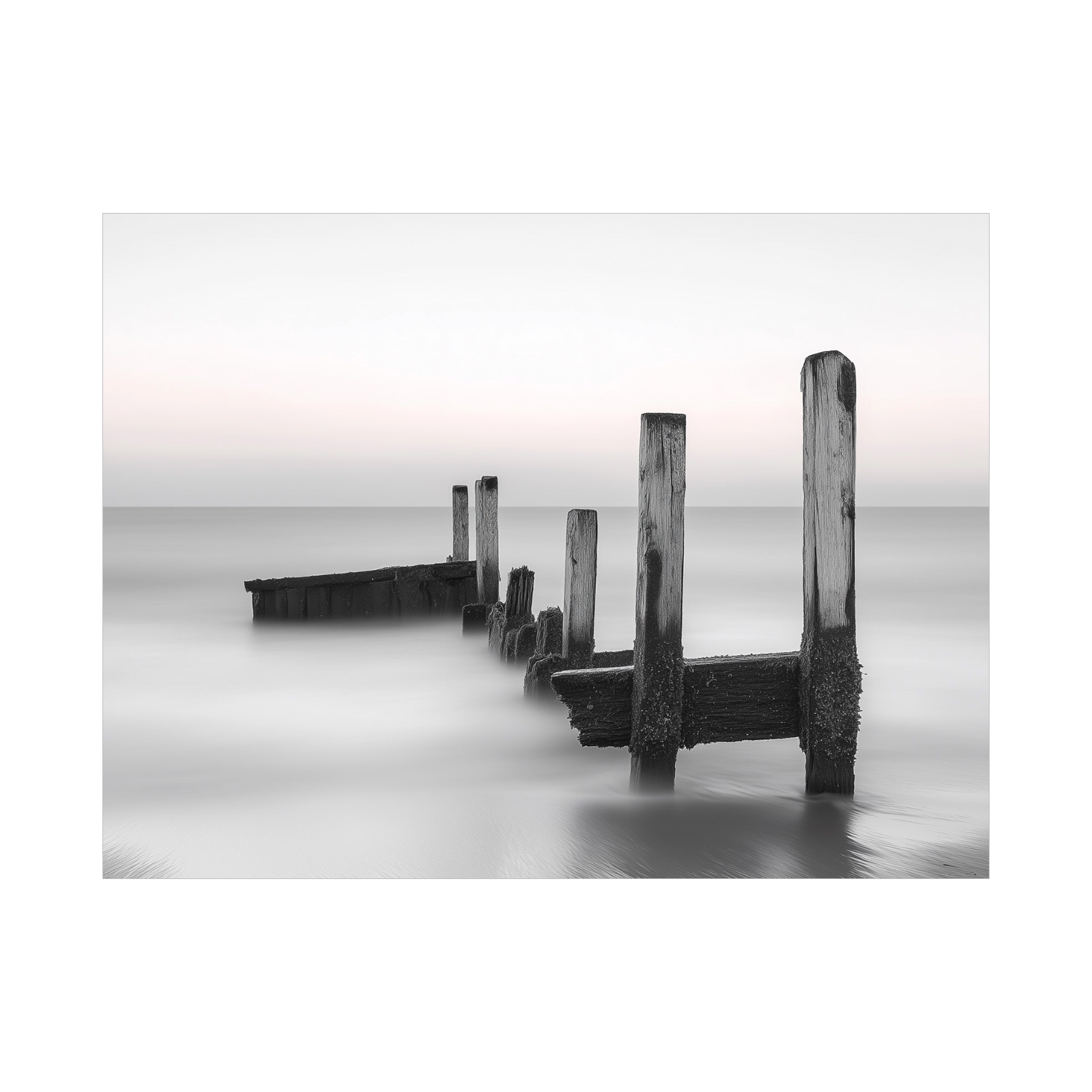 Black and White Coastal Minimalism