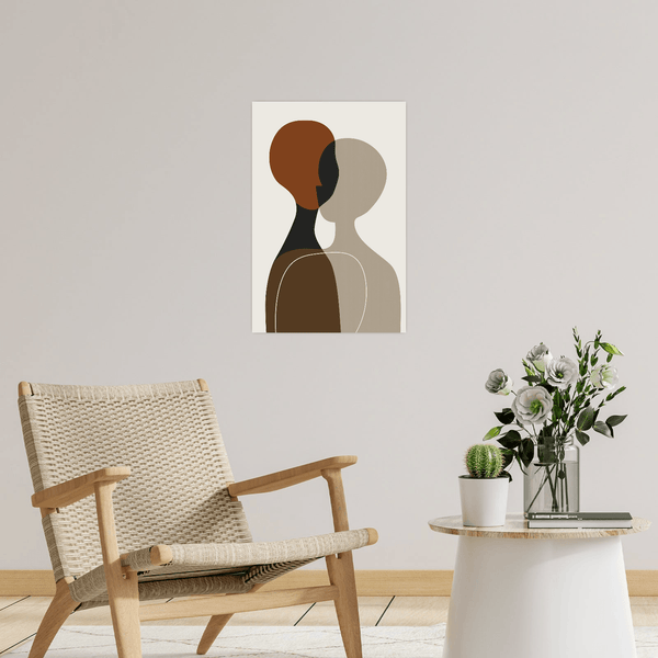 Blended silhouettes - ArtDeco Canvas