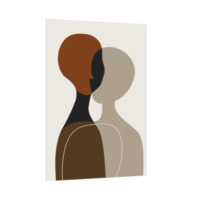 Blended silhouettes - ArtDeco Canvas
