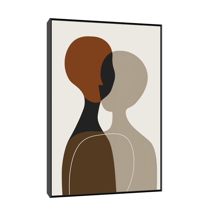 Blended silhouettes - ArtDeco Canvas