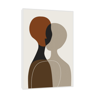 Blended silhouettes - ArtDeco Canvas