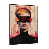 Blindfold girl - ArtDeco Canvas