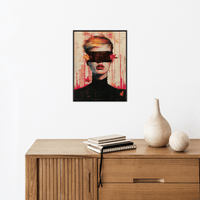 Blindfold girl - ArtDeco Canvas