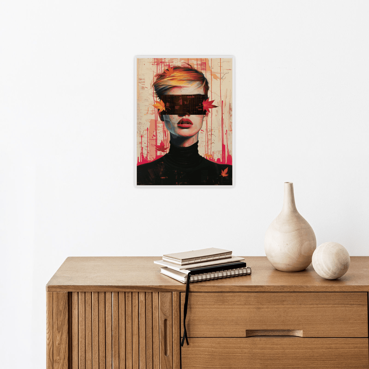 Blindfold girl - ArtDeco Canvas