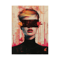 Blindfold girl - ArtDeco Canvas