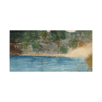 Blue Spring, Florida, Winslow Homer - ArtDeco Canvas