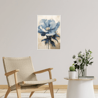 Blue flower - ArtDeco Canvas