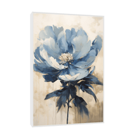 Blue flower - ArtDeco Canvas