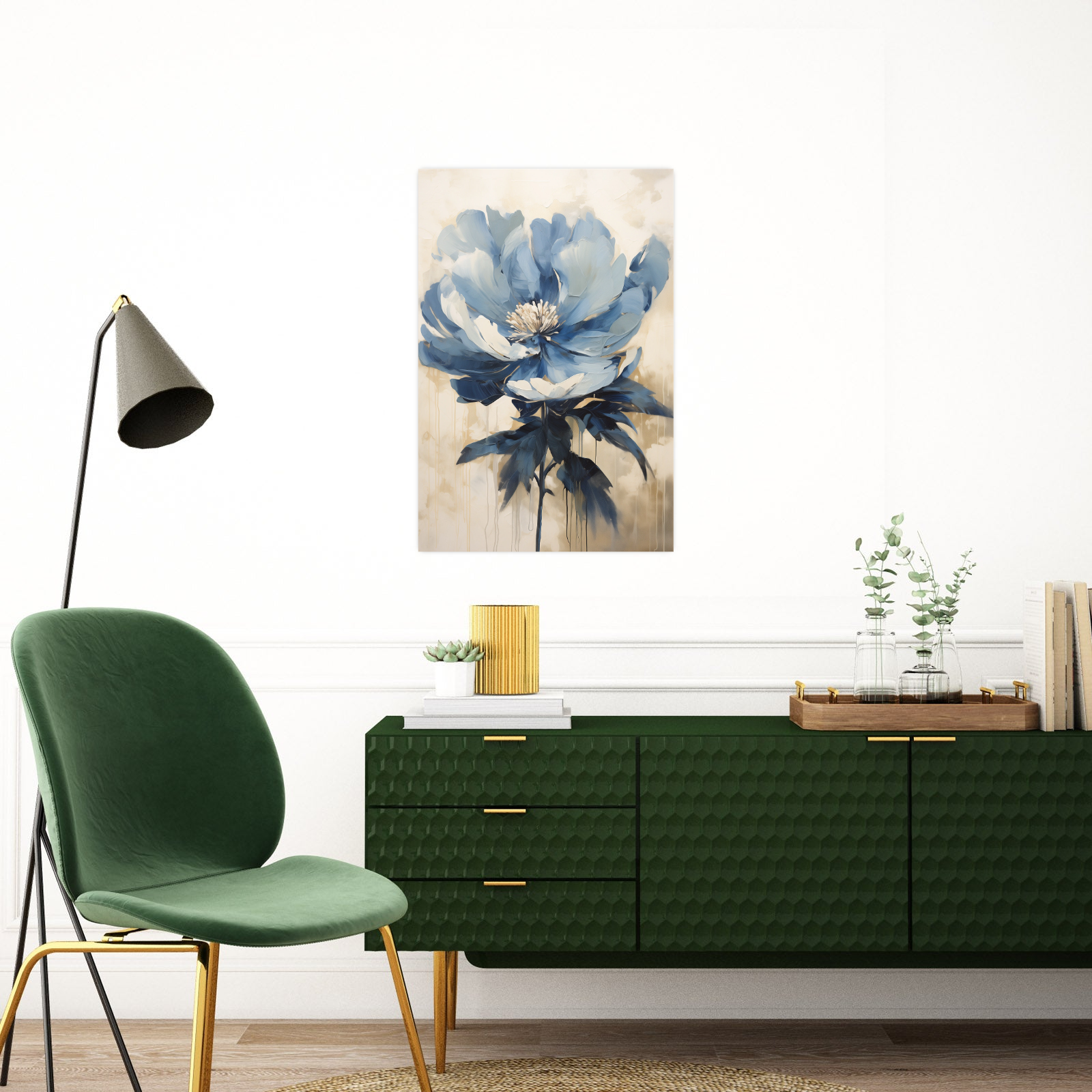 Blue flower