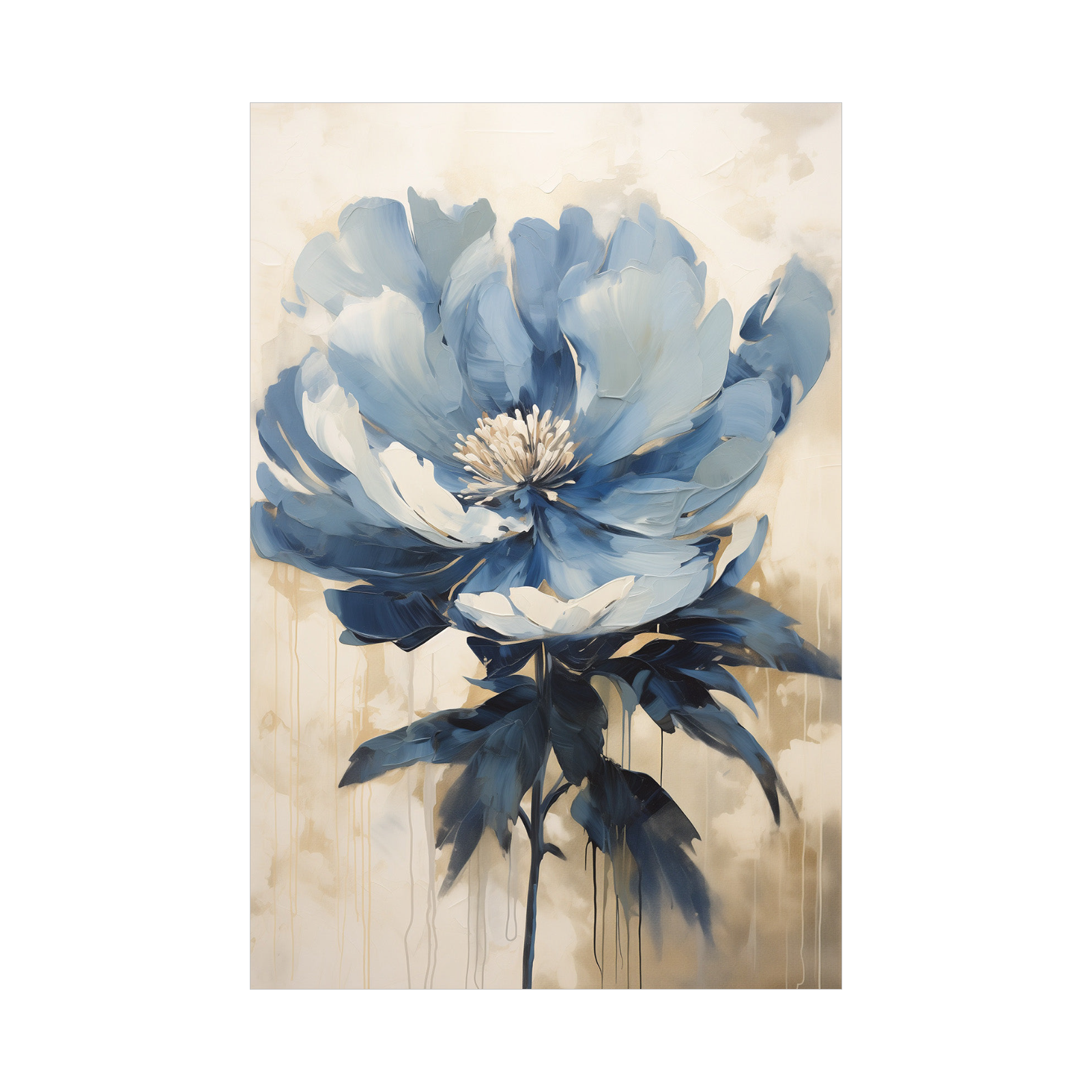 Blue flower