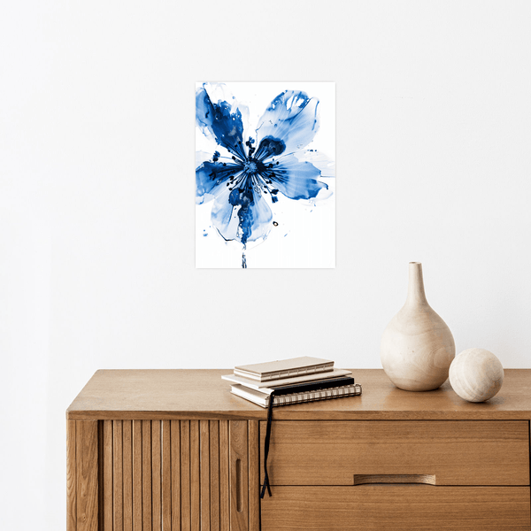 Blue flower ll - ArtDeco Canvas