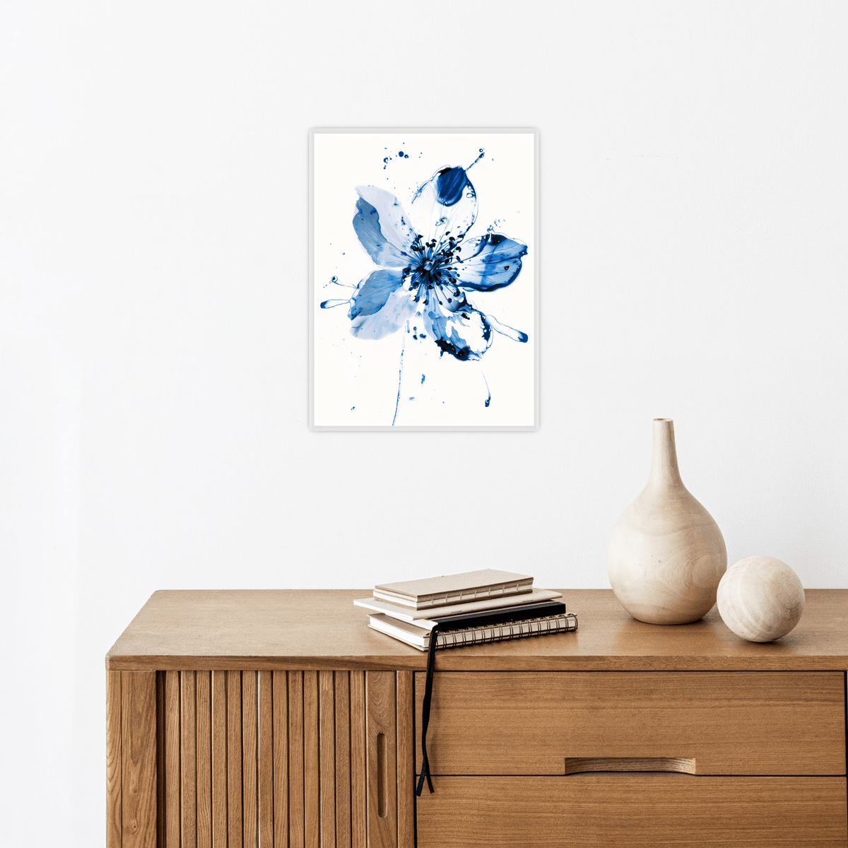 Blue flower lll - ArtDeco Canvas