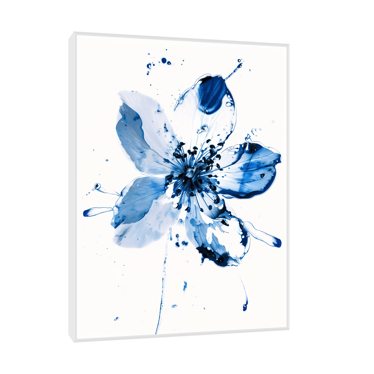 Blue flower lll - ArtDeco Canvas