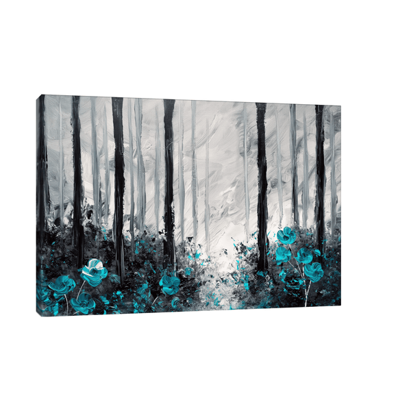 Blue forest - ArtDeco Canvas