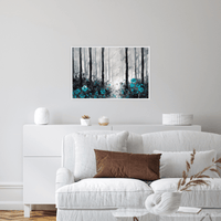 Blue forest - ArtDeco Canvas