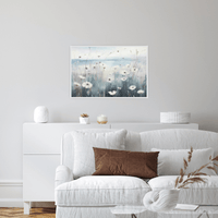 Blue landscape - ArtDeco Canvas