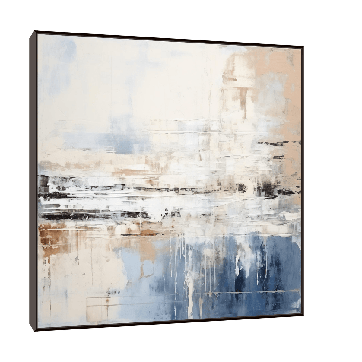 Blue reflection - ArtDeco Canvas