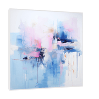 Blue reflection - ArtDeco Canvas