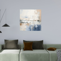 Blue reflection - ArtDeco Canvas