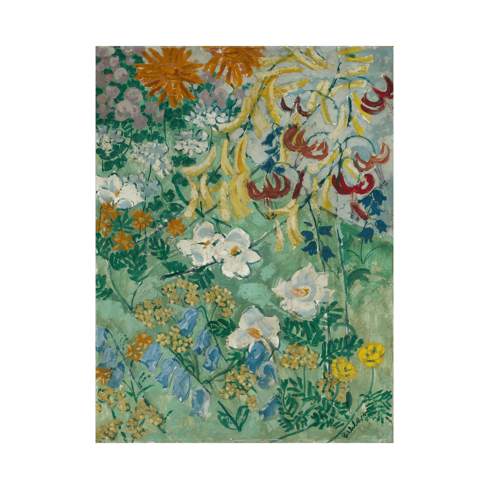 Blumen, August Babberger - ArtDeco Canvas