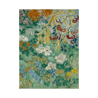 Blumen, August Babberger - ArtDeco Canvas
