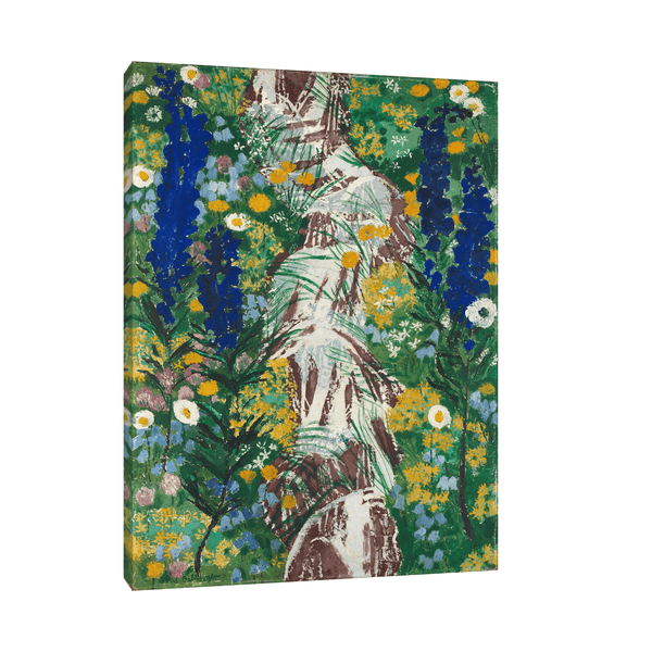 Blumen am Bach, August Babberger - ArtDeco Canvas