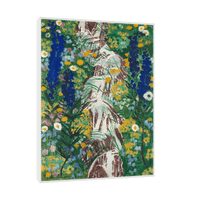 Blumen am Bach, August Babberger - ArtDeco Canvas