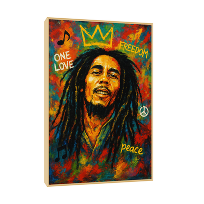 Bob Marley Wall Art – One Love Reggae Portrait