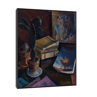 Books on a Table, Ilmari Aalto - ArtDeco Canvas