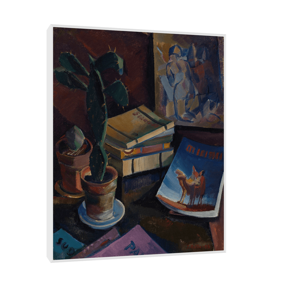 Books on a Table, Ilmari Aalto - ArtDeco Canvas